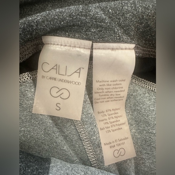 CALIA Inspire 7/8 length Gray/Dark Gray with Sheer Detail above knee - SMALL - Picture 6 of 8